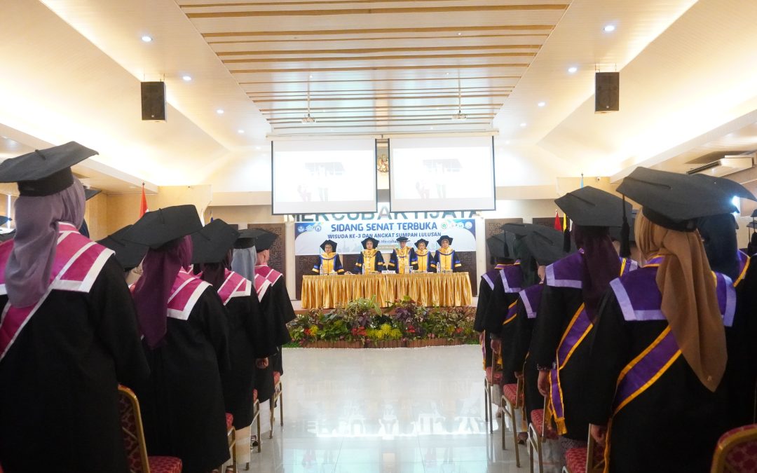 Universitas Mercubaktijaya Gelar Sidang Senat Terbuka Wisuda ke-3 dan Angkat Sumpah Lulusan Jabatan