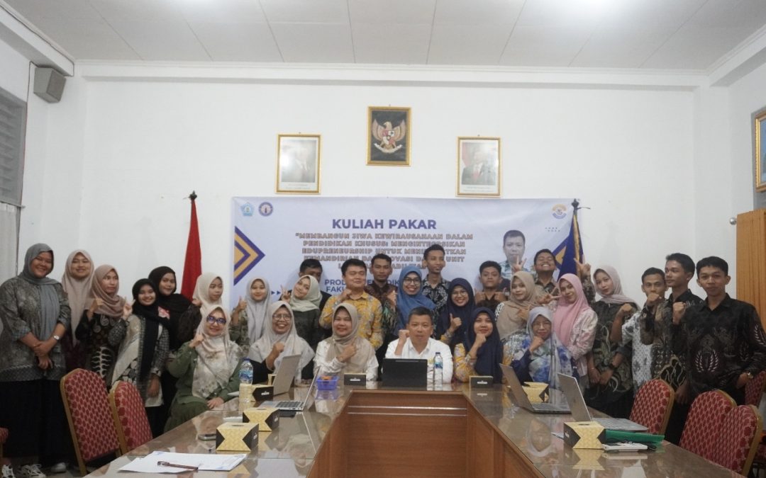 Prodi S1 Pendidikan Khusus Universitas Mercubaktijaya Gelar Kuliah Pakar Bertema Edupreneurship untuk Penguatan Kemandirian Penyandang Disabilitas