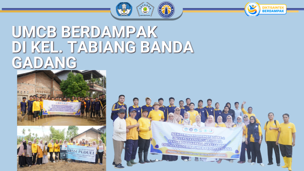 UMCB Peduli: Sivitas Akademika Universitas Mercubaktijaya Gelar Pengabdian Masyarakat Pasca Bencana di Tabiang Banda Gadang