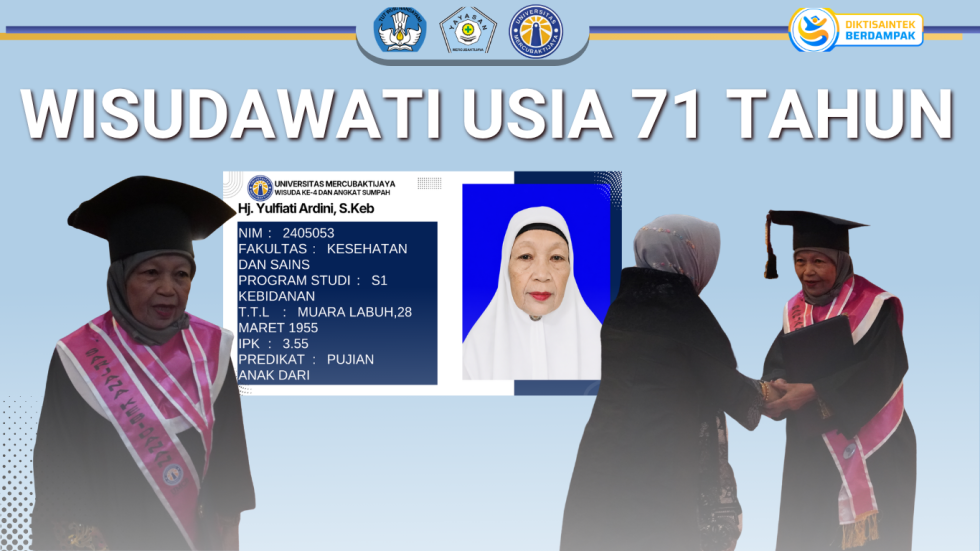 Wisudawati Usia 71 Tahun, Yulfiati Ardini Buktikan Semangat Belajar Tak Mengenal Batas Usia